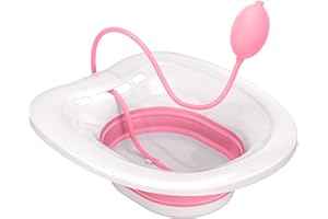 Msiori Sitz Bath for Toilet Seat - Yoni Steam Seat - V Steaming, Pregnant Women and Perineal Care, Hemorrhoids Care - Collapsible, Use with Soak