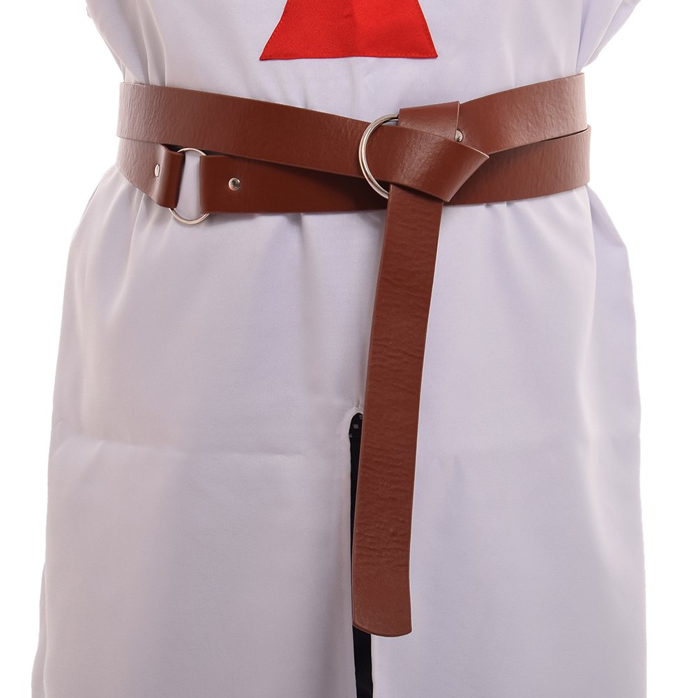 BLESSUME Medieval LARP Reenactment Viking Battle Knight Belt Wrap, M, Brown