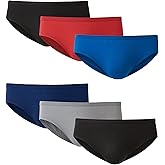 Hanes Men's Bikini Underwear Pack, 6-Pack, Sexy Men's Underwear, Ultra-Soft Stretch Cotton Bikini Briefs, Wicking