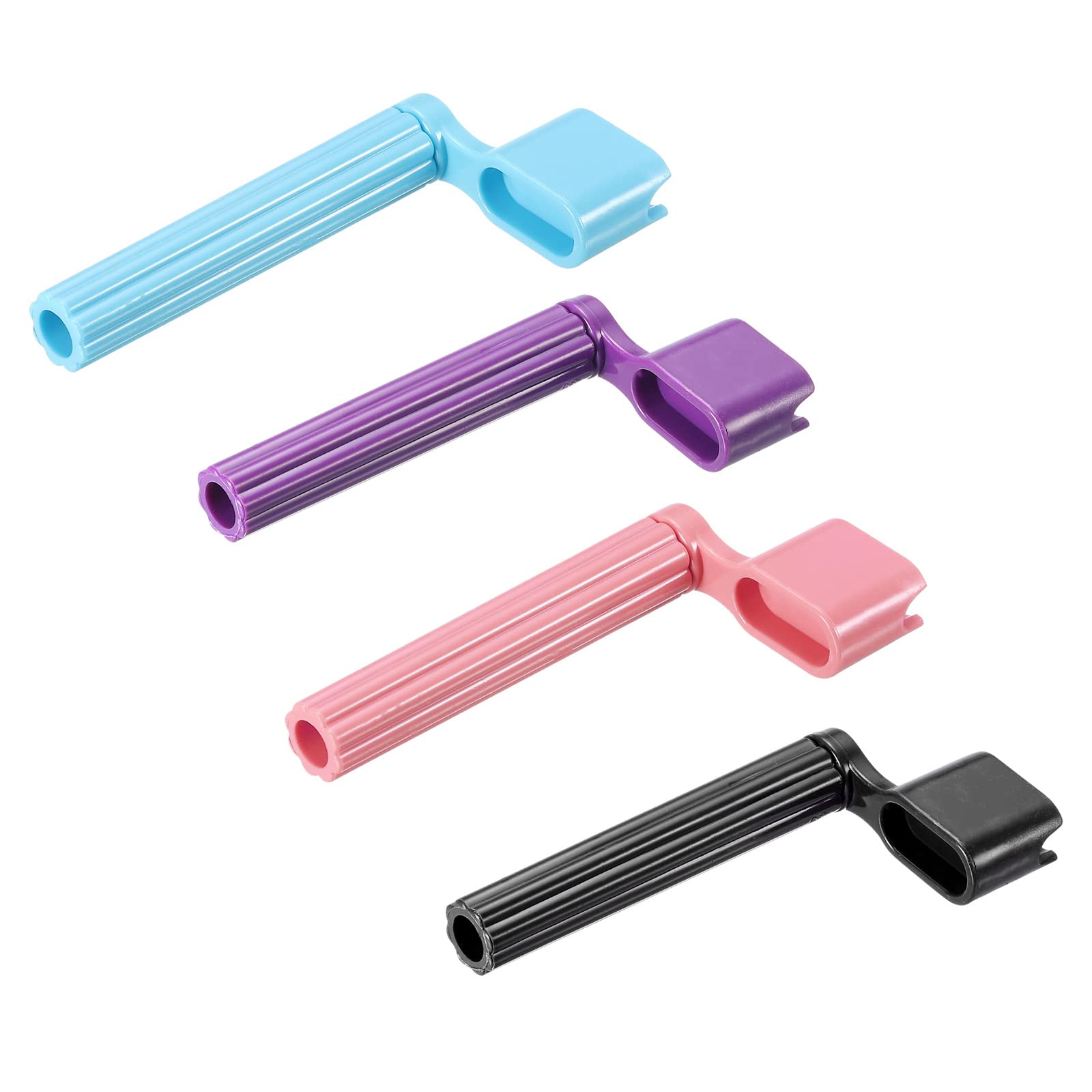 PATIKIL Plastic Guitar String Winder Speed Peg Puller Bridge Guitar Strings Tuners Winding Device Change Strings Tool Guitar Accessories, 4 Colors, 4in1 Set