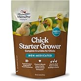 Manna Pro Chick Starter Feed, Non-Medicated Chicken Feed with Vitamins &amp; Minerals, Complete Nutrition for Baby Chicks, 5 lb Bag