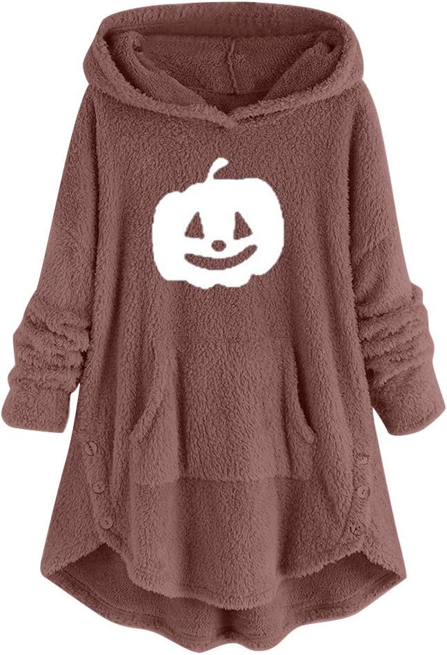 Smdoxi Women's Retro Loose Multi-Color Striped Print Head Round Neck Pocket top Casual Hooded Sweater