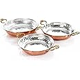BABY SHOWER CHOCOLATE 3 pieces Turkish Copper Fry Pan - Hammered Copper Pan Traditional - Turkish Frying Pan Omelette Pan Handmade
