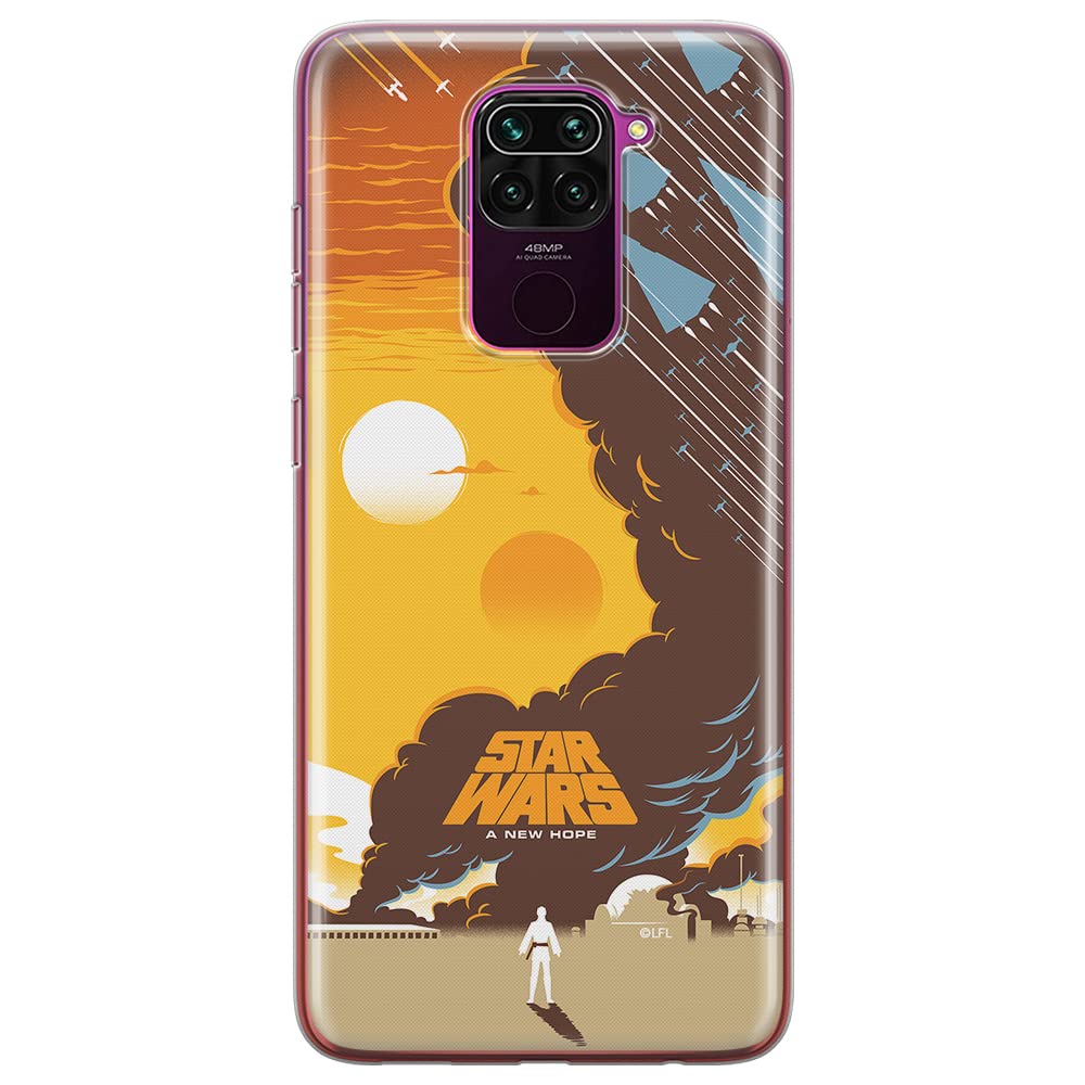 ERT GROUP mobile phone case for Xiaomi REDMI NOTE 9 original and officially Licensed Star Wars pattern 027 optimally adapted to the shape of the mobile phone, case made of TPU
