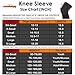 COOLOMG 2 Packs (1 Pair) Kids Adult EVA Pads Crashproof Basketball Leg Knee Long Sleeve Protector Gear XS-XL