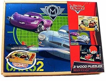 disney cars wooden puzzle