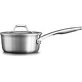 Calphalon Premier Stainless Steel Cookware, 1.5-Quart Sauce Pan with Cover