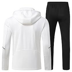 BGOWATU Men's Tracksuits Set Full Zip Jacket Hoodie