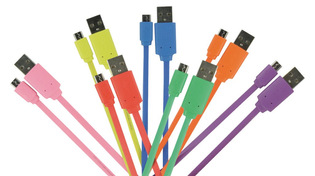 Valueline Nedis 1m A Male to Micro B Male Adapter Cable - Yellow