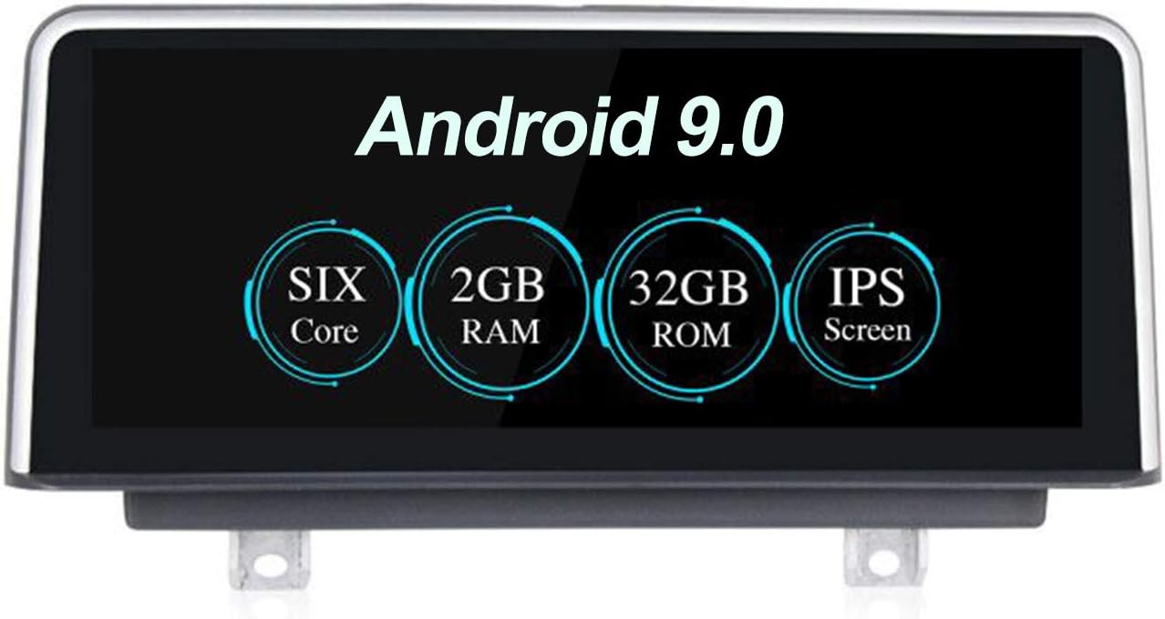 Android 9.0 Car Stereo 10.25 Inch HD Touchscreen Car Radio for BMW 3 Series 2013-2017 (F30/F31/F34/F35) /4 Series 2013-2017(F32/F33/F36) Compatible with iDrive System Head Unit