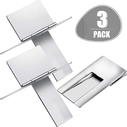 Amazon Com Stainless Steel Foldable Cigar Holder Cigarette Display Shelf Cigar Stand Rack For Cigarette Supplies Silver 3 Pieces Kitchen Dining