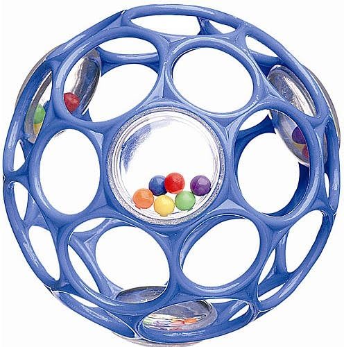Rhino Toys Dark Blue Oball Rattle