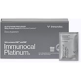 Immunocal Platinum Glutathione Precursor – Whey Protein Isolate, Anti-Aging, Skin + Cell Renewal, Immune Support, Detox + Bone Support | Fat and Sugar Free, Lactose-Intolerant Friendly | 30 Servings