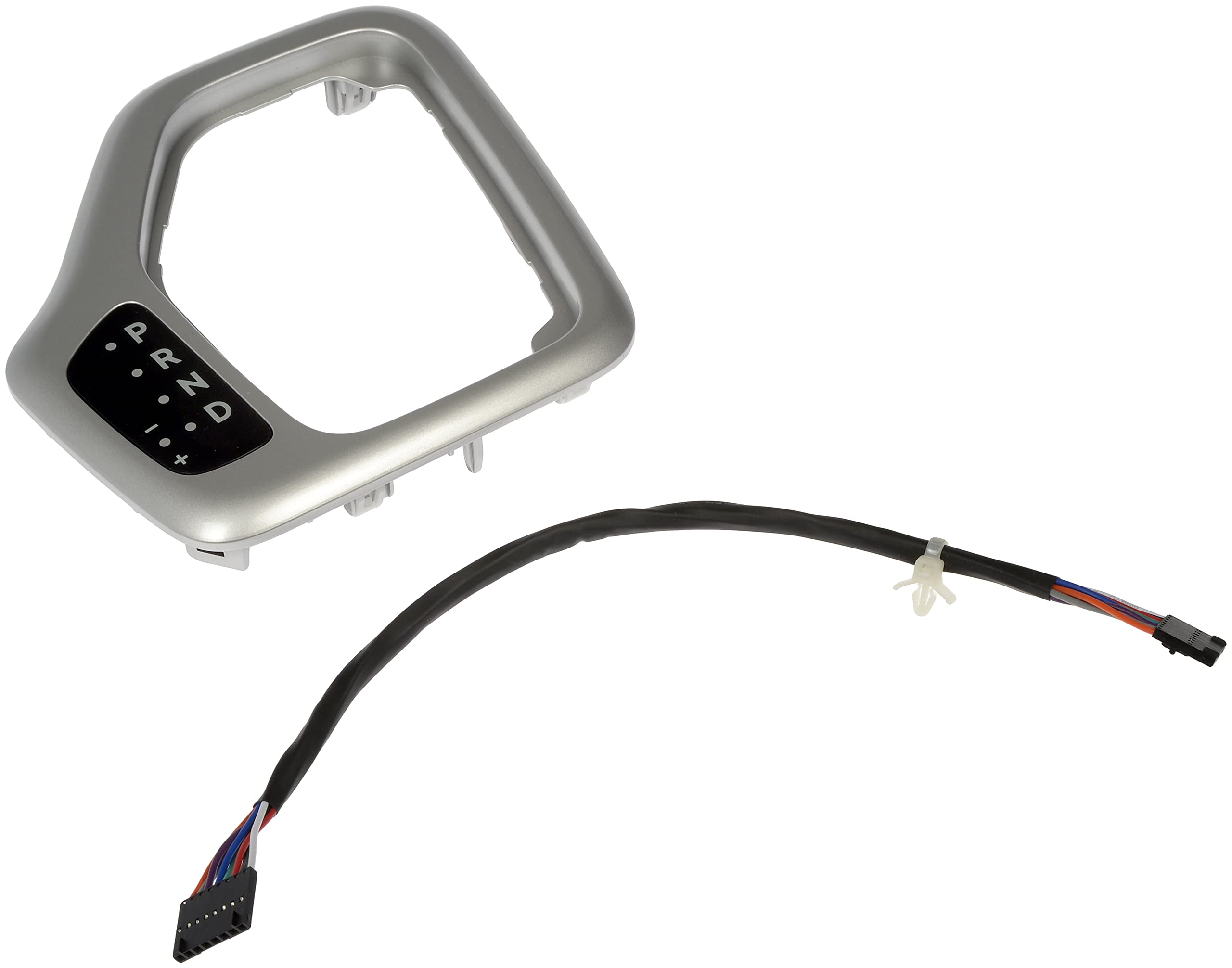 Photo 1 of ***(MISSING PARTS)***Dorman 601-402 Shifter Bezel with Harness Kit Compatible with Select Jeep Models, Silver