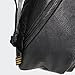 adidas Originals Women's Originals National Compact Premium Backpack, Black Pu Leather, One Size