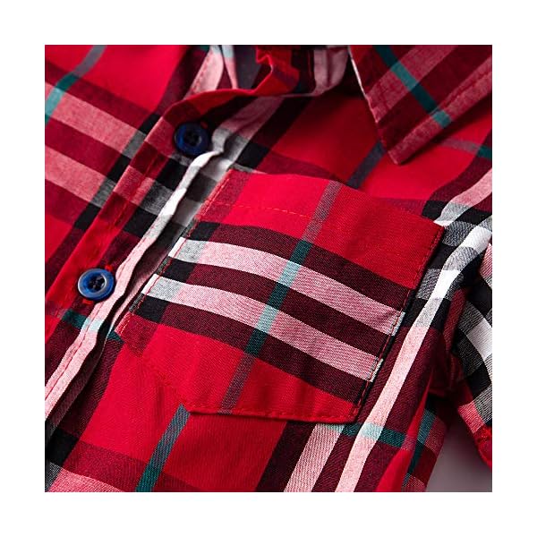 Toddler Boy Summer Clothes Boys Outfits Bow Ties Shirts and Suspenders Shorts Clothing Sets 4T Red - Image 6