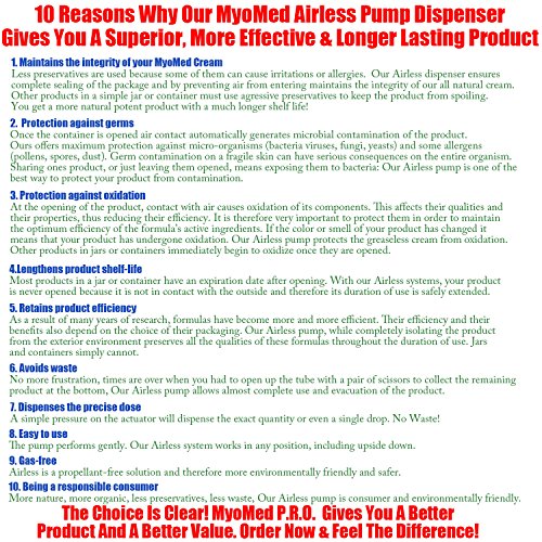 Best Restless Leg Syndrome Relief Cream by Myomed P.R.O. 3.5 oz