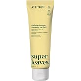 ATTITUDE Clarifying Shampoo for Build Up &amp; Oily Hair, EWG Verified, 8 Fl Oz | Detox &amp; Scalp Cleanser, Rich Lather, 97% Naturally Derived, Vegan, Earl Grey &amp; Fresh Cucumber, Travel Size