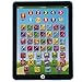 Kids Learning Pad Toy Children English Preschool Early Educational Computer Machine Tablet Blue
