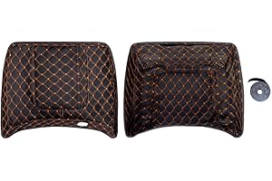 Advanblack Tour Pack Liners, Orange Thread Stitching Liner King Tour Pack