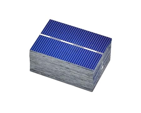 AOSHIKE 100Pcs Micro Mini Solar Panel Solar Cells 0.5V 0.35W Module Solar Battery Charger DIY 39x52mm/1.5x2inch Polycrystalline Silicon Photovoltaic Solar Panels Sun Power Cells