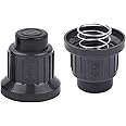 A.I.FORCE 2Pcs AAA Battery Igniter Caps, Ignitor Push Button with Springs and mounting Thread, Ignition Caps Replacement for Gas Fire Pit, BBQ, Grill, Barbecue Spark Generator