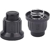 A.I.FORCE 2Pcs AAA Battery Igniter Caps, Ignitor Push Button with Springs and mounting Thread, Ignition Caps Replacement for Gas Fire Pit, BBQ, Grill, Barbecue Spark Generator