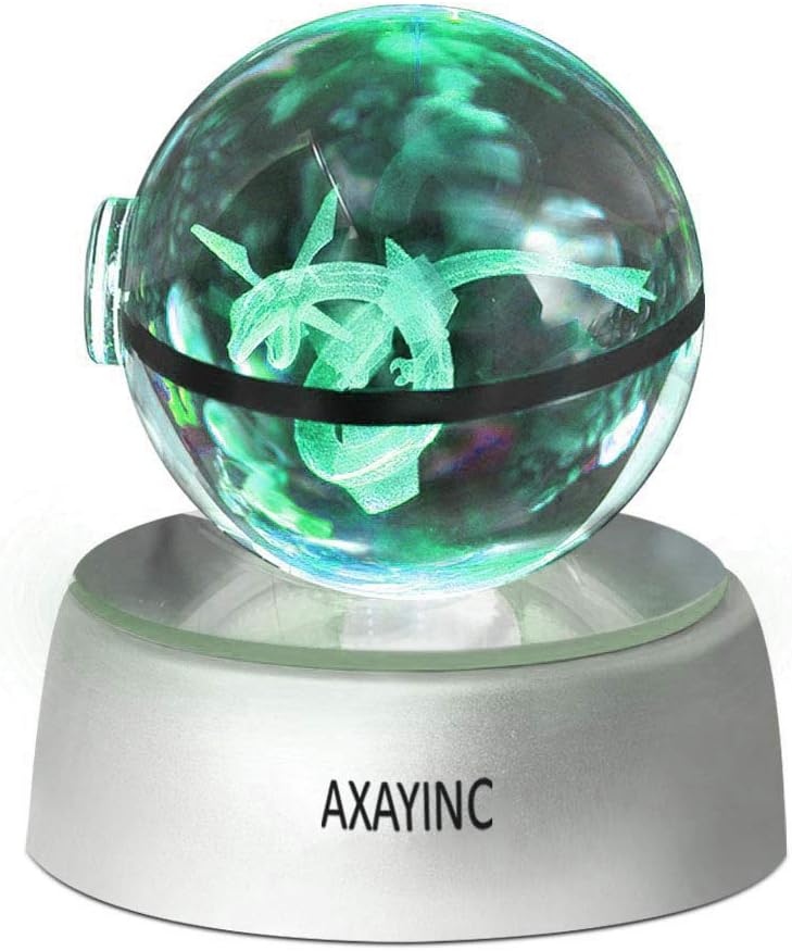 AXAYINC 3D Crystal Ball Night Light with Stand 7 Colors Change for Kids Baby Bedroom Decor Birthday Gift …
