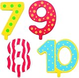 Couronne D’anniversaire En Bois Goki – Lot De 6 Pièces Colorées, 9,3 X 6,5 Cm – Décoration De Table Créative Pour Enfants - 11