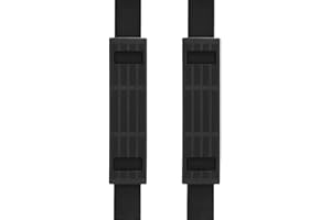 Hufopik 2 Pieces Adjustable Hoverboard Seat Attachment Straps and 2 Pieces Strap Protector Hook for Kart Accessories Self Balance (19.67 Inches), boogie board strap replacement, Kids and adult go-kart