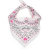 xo, Fetti Bachelorette Party Pink Rodeo Bride Bandana | Last Rodeo Bachelorette Party Decorations, Bridesmaid Gift, Bridal Shower Party Favor, Nashville Bride, Wedding Party Favor