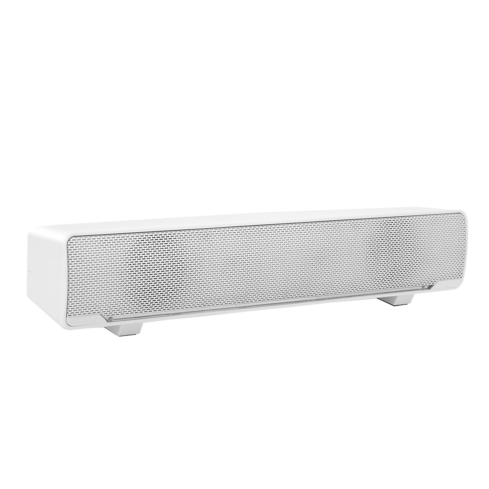 Zunate 3D Stereo Soundbar - Portable USB Wired 3.5mm Soundbar for Desktop, Laptop, TV, Smartphone, Tablet PC (White)
