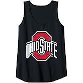 Womens Ohio State Buckeyes Womens Icon Logo Black Tank Top