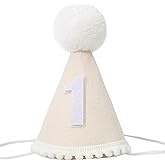 FUTNH Baby 1st Birthday Hat - Boho Design Personalized Crown Hat, Unique Photo Prop for Baby Shower & Anniversary