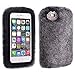 Veatool iphone 6 Case, [Plush Series] and Stylish Rex Rabbit Fur [Cute] for Cover iPhone 6s - Gray