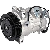 Autoround CO30011C Air Conditioner A/C AC Compressor with Clutch Compatible with Jeep Compass Patriot 2009-2017 2.0L 2.4L, Dodge Caliber 2009-2012 1.8L 2.0L 2.4L