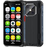 Cutwif Mini 4G Rugged Smartphone Unlocked, 3.88 Inches Dual Sim Android 12 Mini Phone Mobile Cellphone Small Phone, IP68 Waterproof, 6GB+128GB