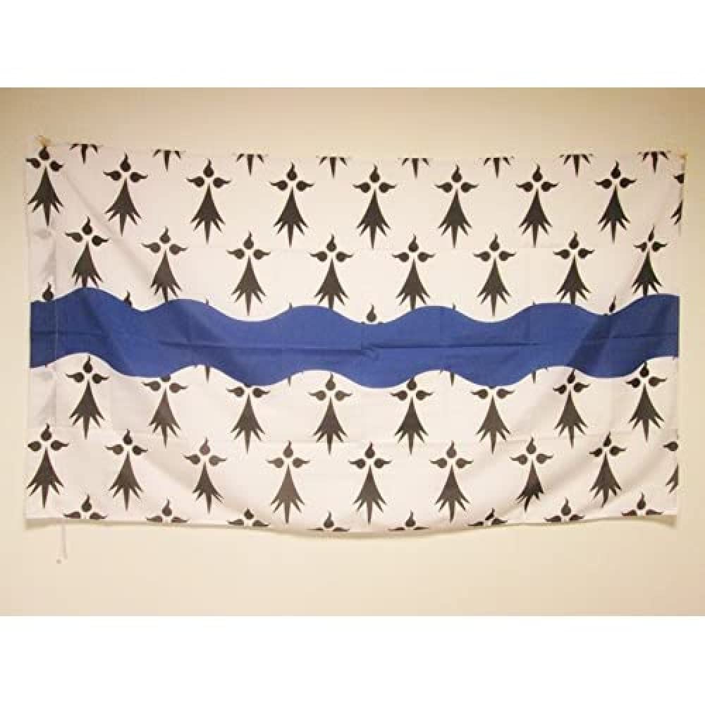 AZ FLAG - French Department of Loire-Atlantique Flag - 2x3 Ft - Department of France Banner with Sleeve - 100% Polyester - Fade Resistant - Vivid Colors - 2' x 3' Feet - 90x60 Cm