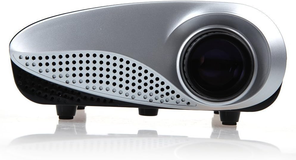 Mileagea Portable LCD Projector With USB HDMI Pico Multimedia for Video Game Business