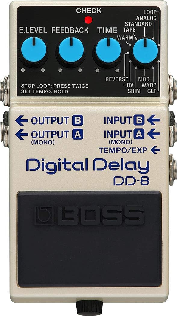 BOSS DD-8 Digital Delay Pedal Mono Stereo 11 Modes with Looper
