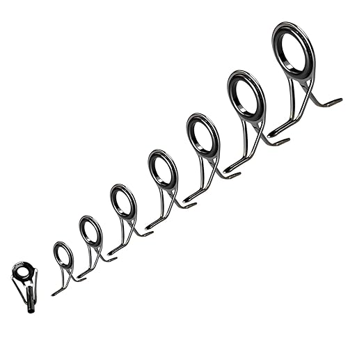 QualyQualy Fishing Rod Tip Repair Kit Rod Guide Repair Kit Pole