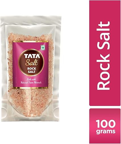 Tata Salt, Rock Salt Crystals Refill Pack, 100g