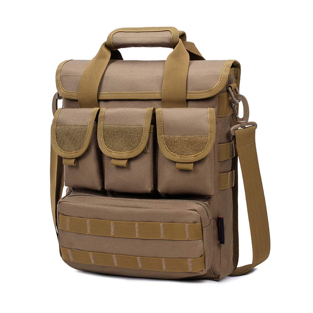 Selighting Tactical Briefcase Military Small Laptop Computer Shoulder Messenger Bag Heavy Duty Engineers Handbags with Shoulder Strap