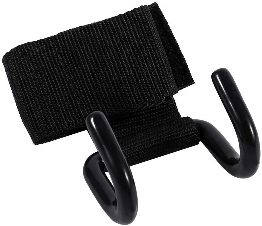 Tbest Weight Lifting Hooks Straps Wrist Straps Heavy Duty Strength Gym Strap Hook Grips Training Wrist Support Bandage Brace replacement for Weightlifting Powerlifting Bodybuilding - Image 3