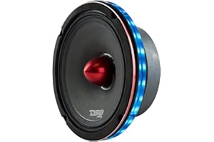 DS18 LRING8 Speaker Grill Ring - Fits 8” Speaker, RGB LED Lighting, Acrylic Ring, Marine Watertight Seal, Compatible with RGB Remote Module - One Ring