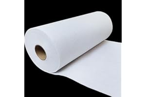 Yamamine Iron-On Fusible Fleece Interfacing for Sewing,15.7 Inch x 11 Yard Medium Weight One-Sided Loft Iron On Fusible Fleec