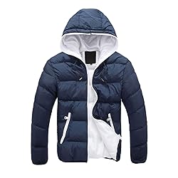 Ggleaf Men's Winter Coats Removable Hooded Warm