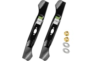 GardTok (Set of 2 High Lift 23-1/4" Mower Blades Replacement for Craftsman Cub Cadet MTD 742-05510 742P05510 742-05573 CMXGZA