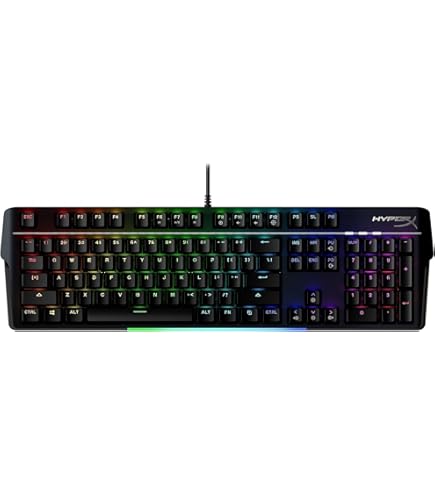 Amazon.com: HyperX Alloy Origins Core PBT HX Red Mechanical Gaming