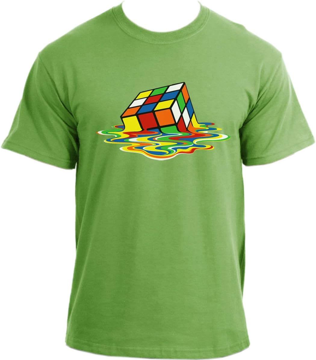 Big Bang Theory Sheldon Cooper Melted Cube Inspired T-Shirt